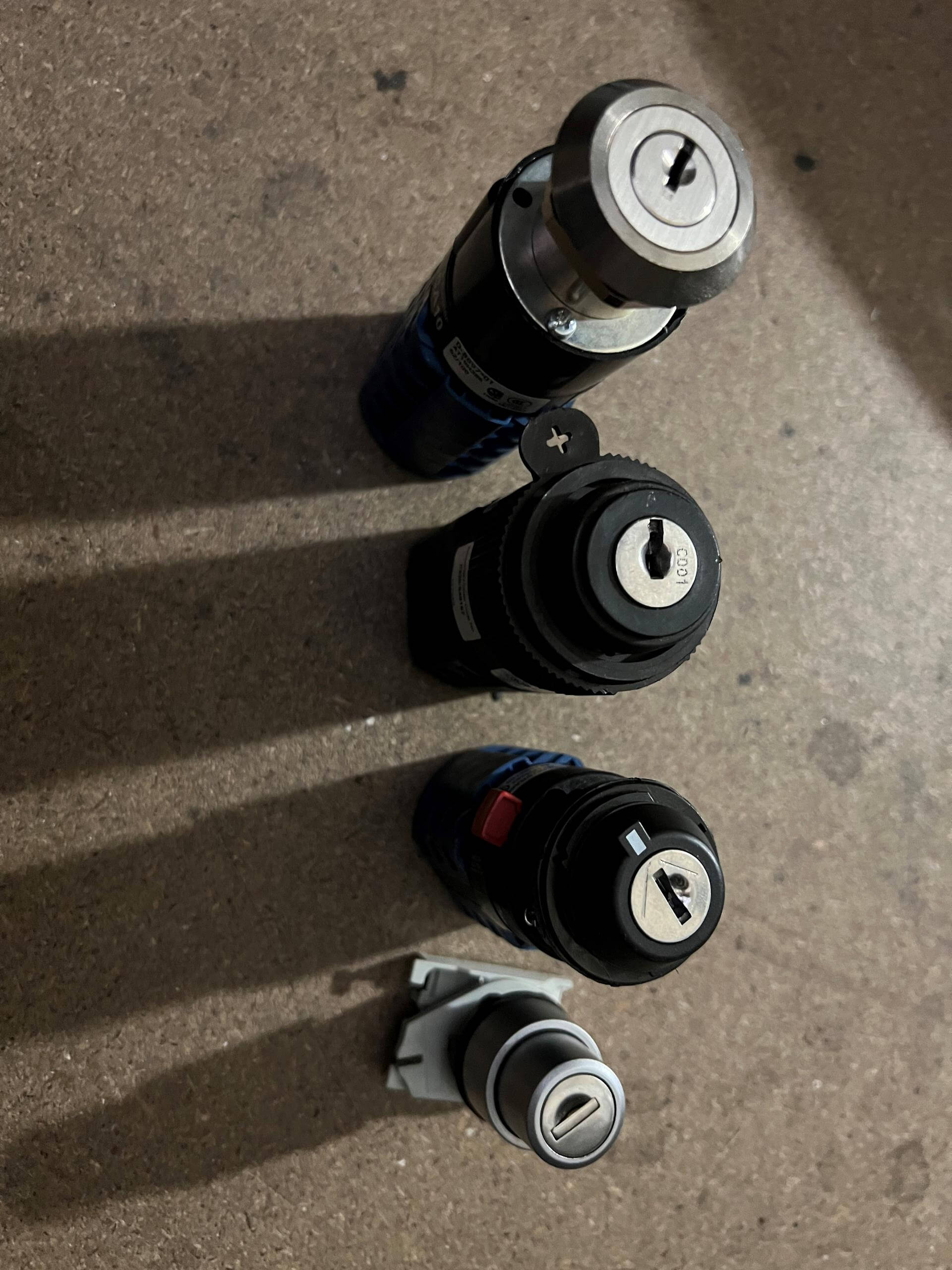 Key Switch Barrel Entry Plates